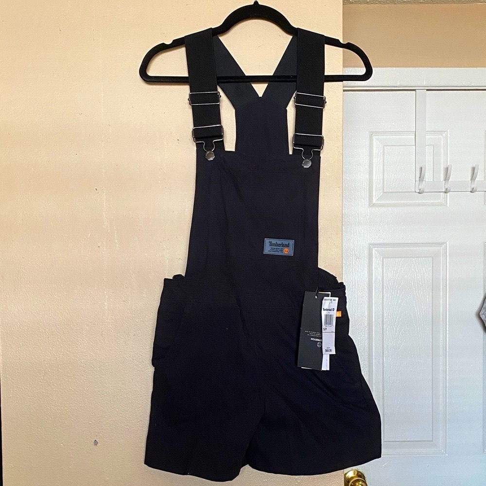 Timberland Black Short Overalls